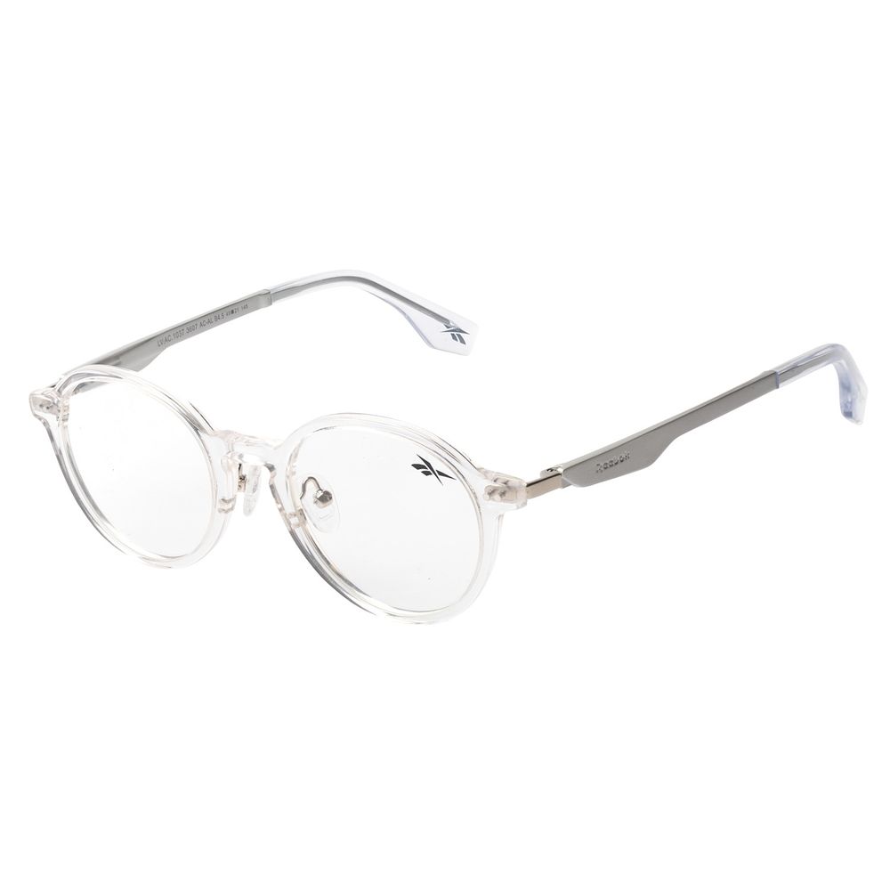 LV.AC.1037-3607  Armacao Para Oculos de Grau Masculino Reebok Redondo Transparente
